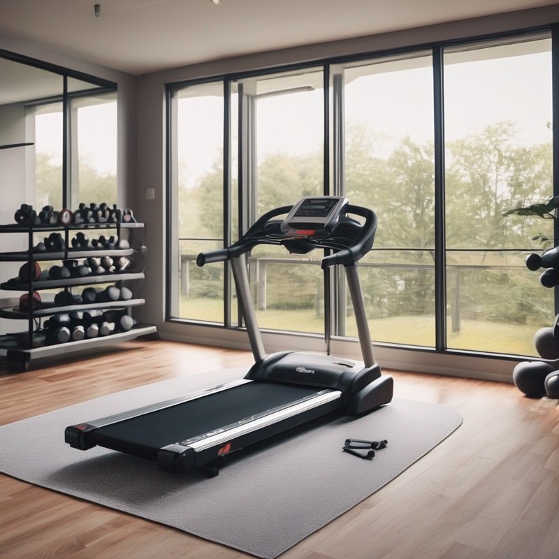 home gym on the second floor