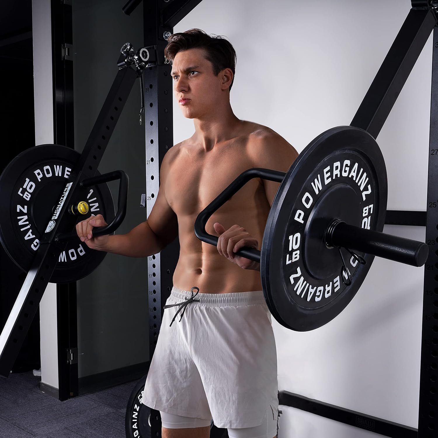 Signature Fitness Adjustable Lever Arms, Rated 600 LB Per Arm, Fits 2 x 2, 3 x 2, 3 x 3 Racks, Black, Pair