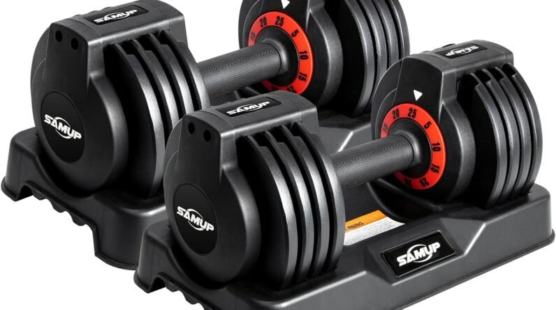 Anti-Slip Fast Adjust Weight Dumbbells Review